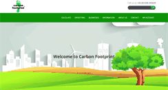 Desktop Screenshot of carbonfootprint.com